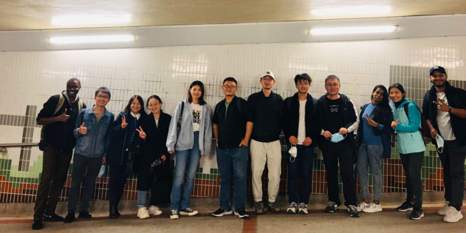 Group photo in Hong Kong